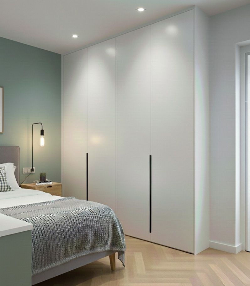 armario con tiradores negros