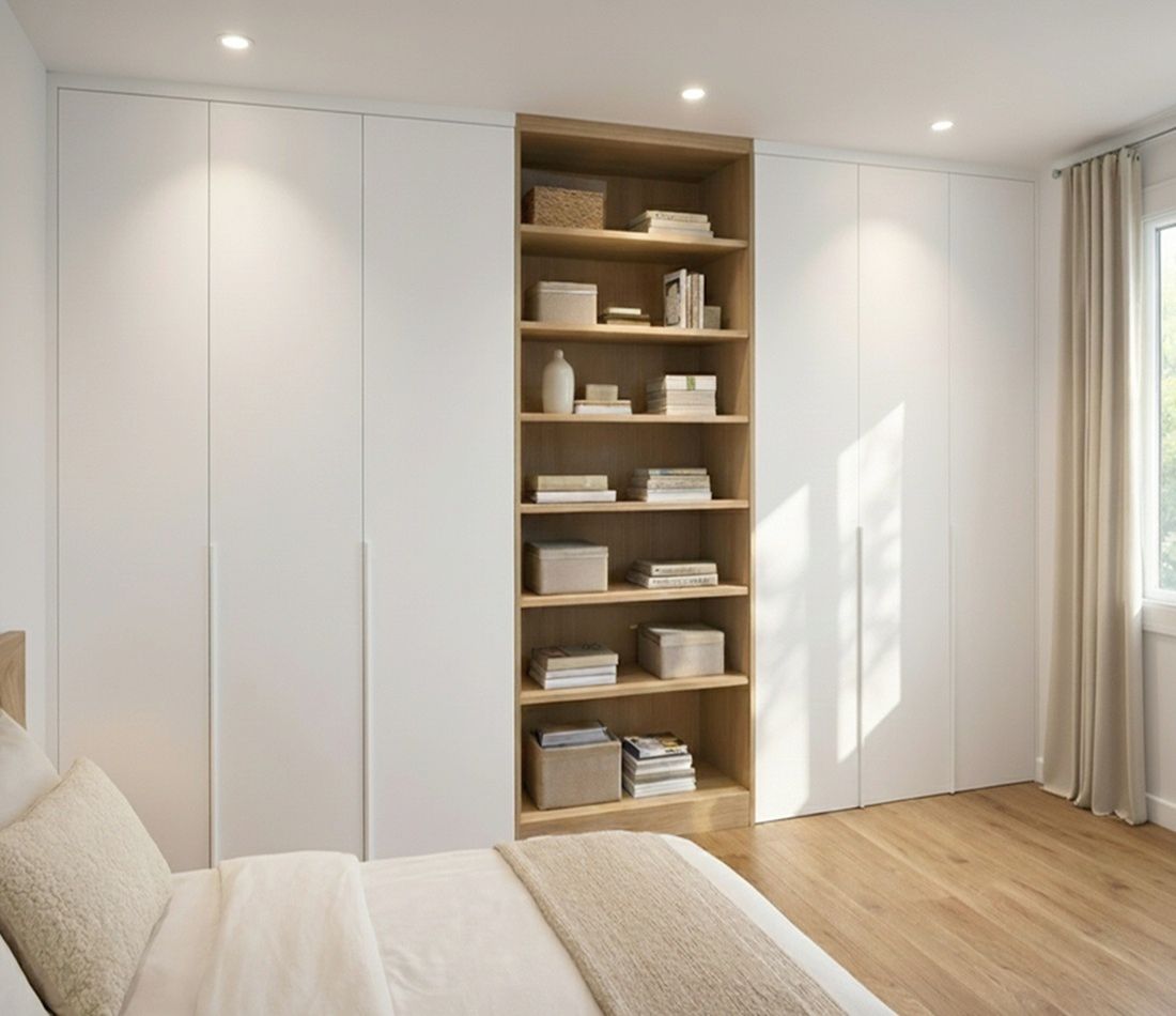 armario-habitación-estanteria-madera